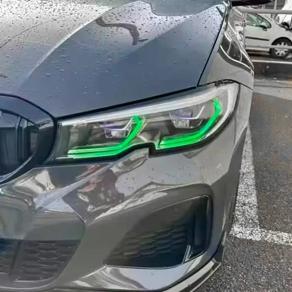 In-vehicle colour-accent lighting example; vehicle fitment not confirmed.